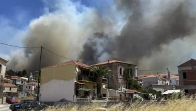 Poważne pożary przetaczają się przez północną, południową i wschodnią Grecję