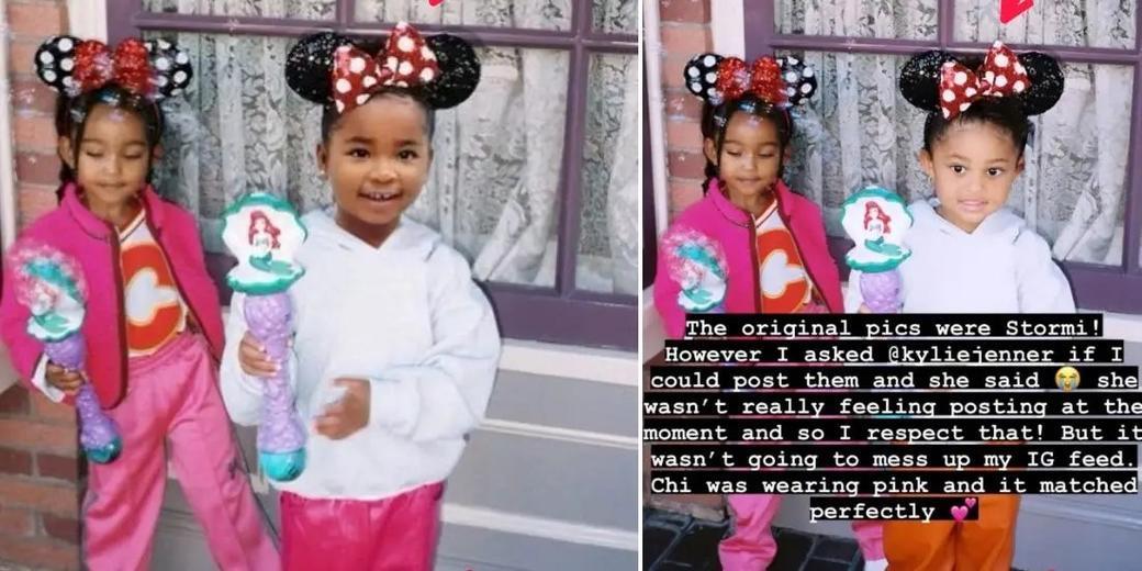 Kim Kardashian przyznaje, że wykonała photoshop swoich siostrzenic True i Stormi w Disneylandzie, aby pasowały do ​​jej „estetyki” na Instagramie