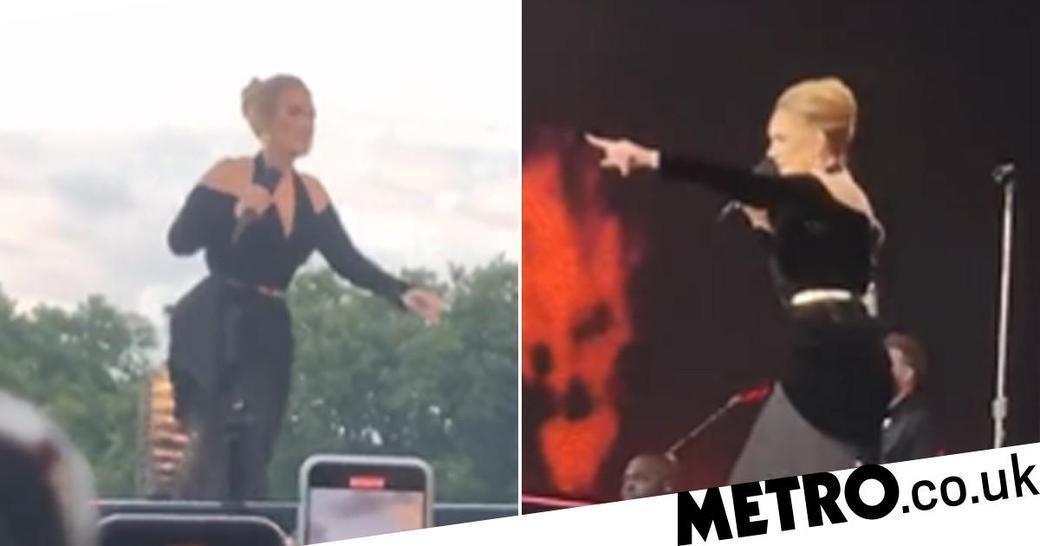 Fani Adele mają „szalony szacunek” dla gwiazdy po tym, jak przerywa koncert w Hyde Parku, aby pomóc członkowi publiczności w niebezpieczeństwie