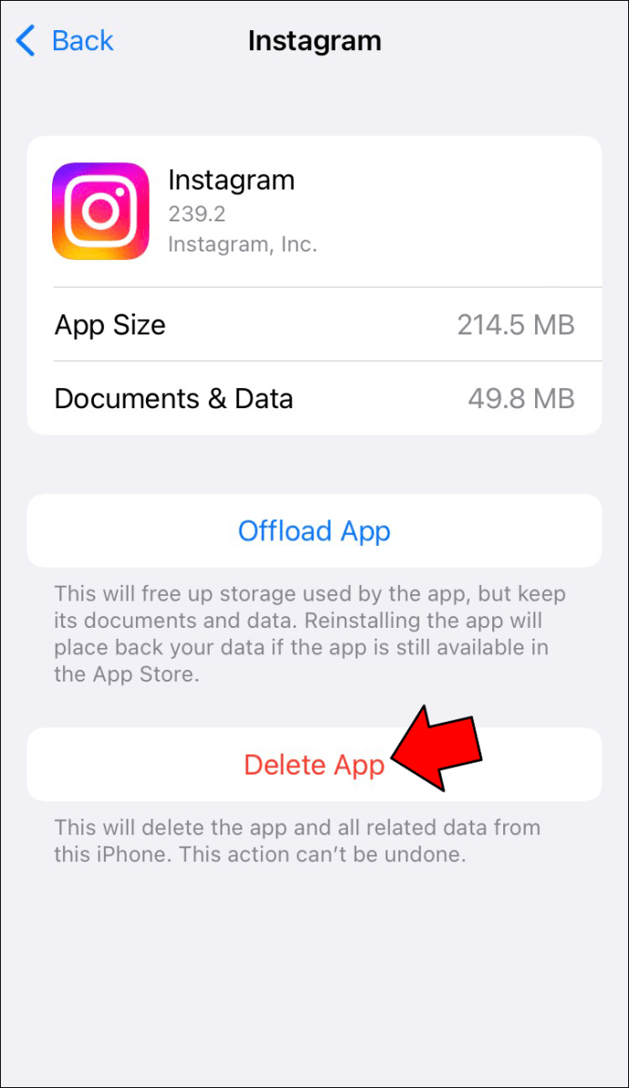 Delete and Reinstall Instagram 3